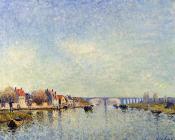 阿尔弗莱德 西斯莱 : Banks of the Loing at Saint-Mammes